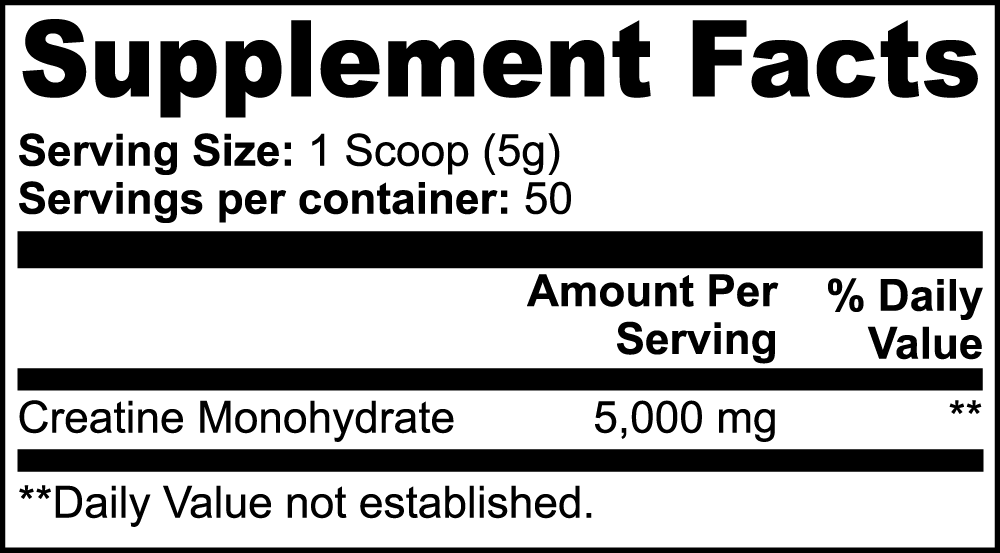 Exotic Pumpz Pure Power Creatine